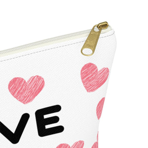 Love Accessory Pouch w T-bottom - Ur Easy Way Shop