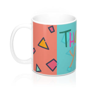 Colorful Thank You Coffee Mug 11oz - Ur Easy Way Shop