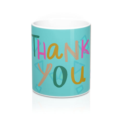 Colorful Thank You Coffee Mug 11oz - Ur Easy Way Shop