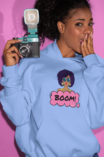 Pop Art Women Graphic Hoodie - Ur Easy Way Shop