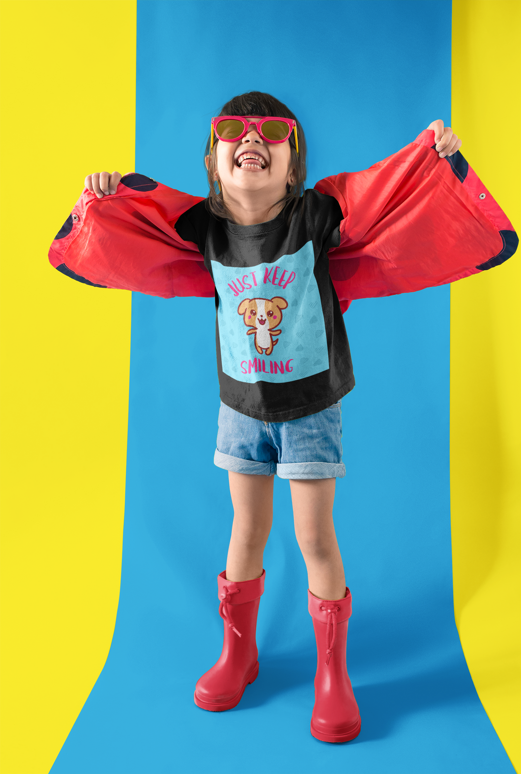 Cute Graphic Girl Short Sleeve T-Shirt - Ur Easy Way Shop