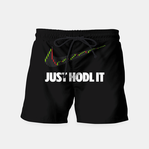 Just Hodl It Men's Shorts Swim Trunks - Ur Easy Way Shop