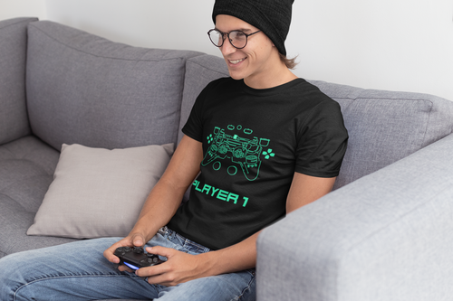 Gamer Design Men Short Sleeve T-Shirt - Ur Easy Way Shop