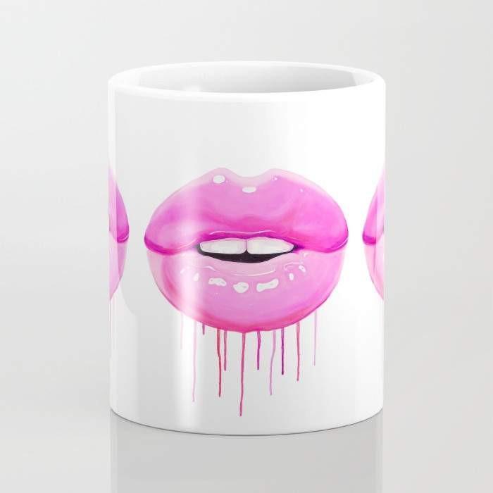 Pink lips Mug - Ur Easy Way Shop