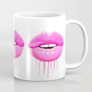 Pink lips Mug - Ur Easy Way Shop