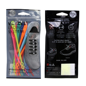 No Tie Shoelaces Silicone Elastic Shoe Lace 14pcs - Ur Easy Way Shop