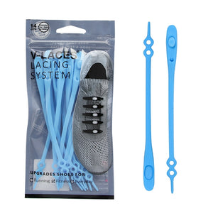 No Tie Shoelaces Silicone Elastic Shoe Lace 14pcs - Ur Easy Way Shop