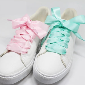 Silk Ribbon Colorful Satin Shoelaces - Ur Easy Way Shop