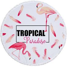 Load image into Gallery viewer, Floral Print Beach Towel Round /Summer - Ur Easy Way Shop