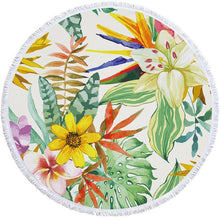 Load image into Gallery viewer, Floral Print Beach Towel Round /Summer - Ur Easy Way Shop