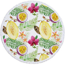 Load image into Gallery viewer, Floral Print Beach Towel Round /Summer - Ur Easy Way Shop