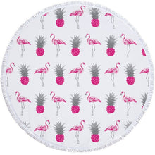 Load image into Gallery viewer, Floral Print Beach Towel Round /Summer - Ur Easy Way Shop