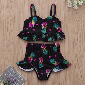 Girl Pineapple Print Swimsuit - Ur Easy Way Shop