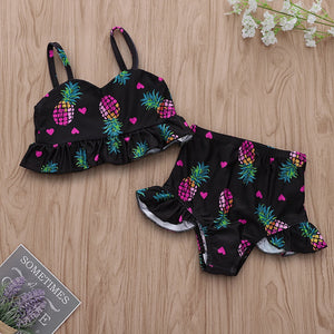 Girl Pineapple Print Swimsuit - Ur Easy Way Shop