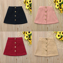 Load image into Gallery viewer, Baby/Girls Buttons Solid Skirt - Ur Easy Way Shop