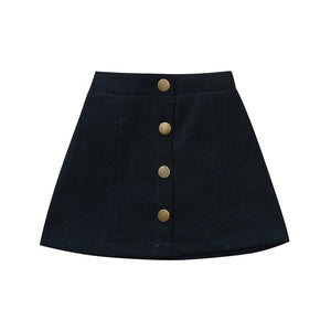 Baby/Girls Buttons Solid Skirt - Ur Easy Way Shop
