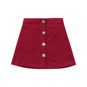 Baby/Girls Buttons Solid Skirt - Ur Easy Way Shop
