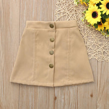 Load image into Gallery viewer, Baby/Girls Buttons Solid Skirt - Ur Easy Way Shop