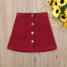 Load image into Gallery viewer, Baby/Girls Buttons Solid Skirt - Ur Easy Way Shop