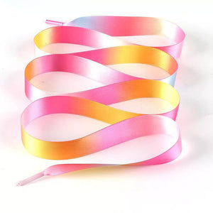 Silk Ribbon Colorful Satin Shoelaces - Ur Easy Way Shop