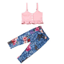 Load image into Gallery viewer, Baby/Girls Top &amp; Floral Pants Set - Ur Easy Way Shop