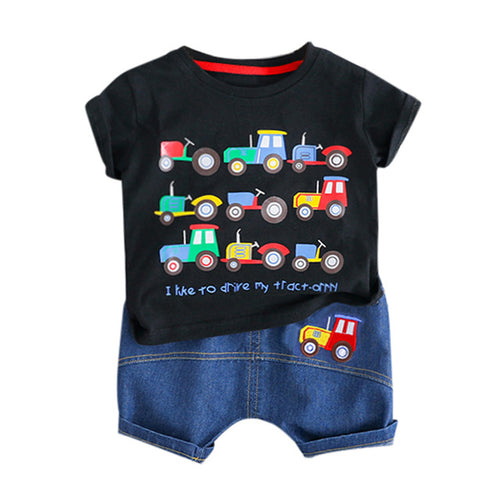 Baby Boy Infant Toddler Car Print Set - Ur Easy Way Shop