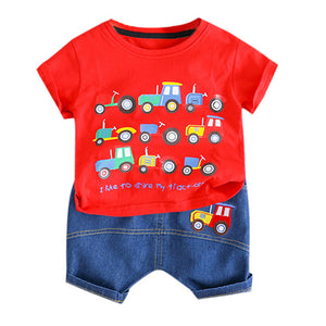 Baby Boy Infant Toddler Car Print Set - Ur Easy Way Shop