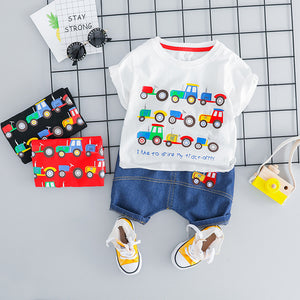 Baby Boy Infant Toddler Car Print Set - Ur Easy Way Shop
