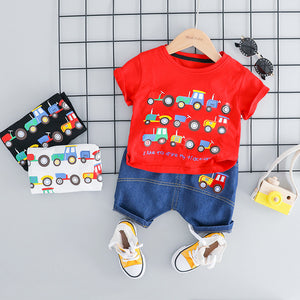 Baby Boy Infant Toddler Car Print Set - Ur Easy Way Shop