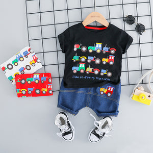 Baby Boy Infant Toddler Car Print Set - Ur Easy Way Shop