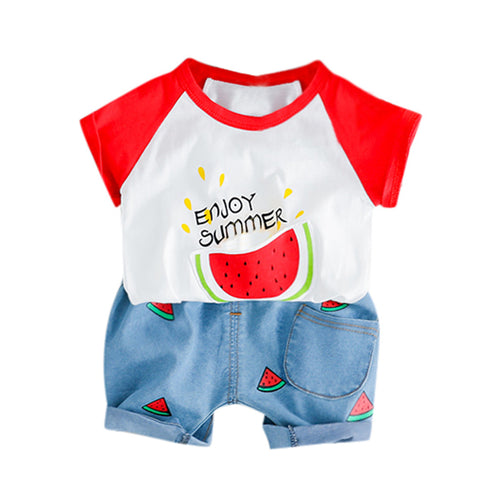 Baby/Infant Toddler Watermelon Letter Print Set - Ur Easy Way Shop