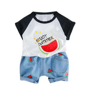 Baby/Infant Toddler Watermelon Letter Print Set - Ur Easy Way Shop