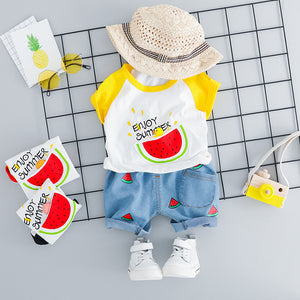 Baby/Infant Toddler Watermelon Letter Print Set - Ur Easy Way Shop