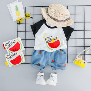 Baby/Infant Toddler Watermelon Letter Print Set - Ur Easy Way Shop