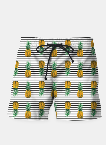 Pineapple Men's Shorts Swim Trunks - Ur Easy Way Shop