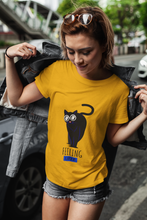 Load image into Gallery viewer, Feeling Lucky Cat Short Sleeve T-Shirt - Ur Easy Way Shop