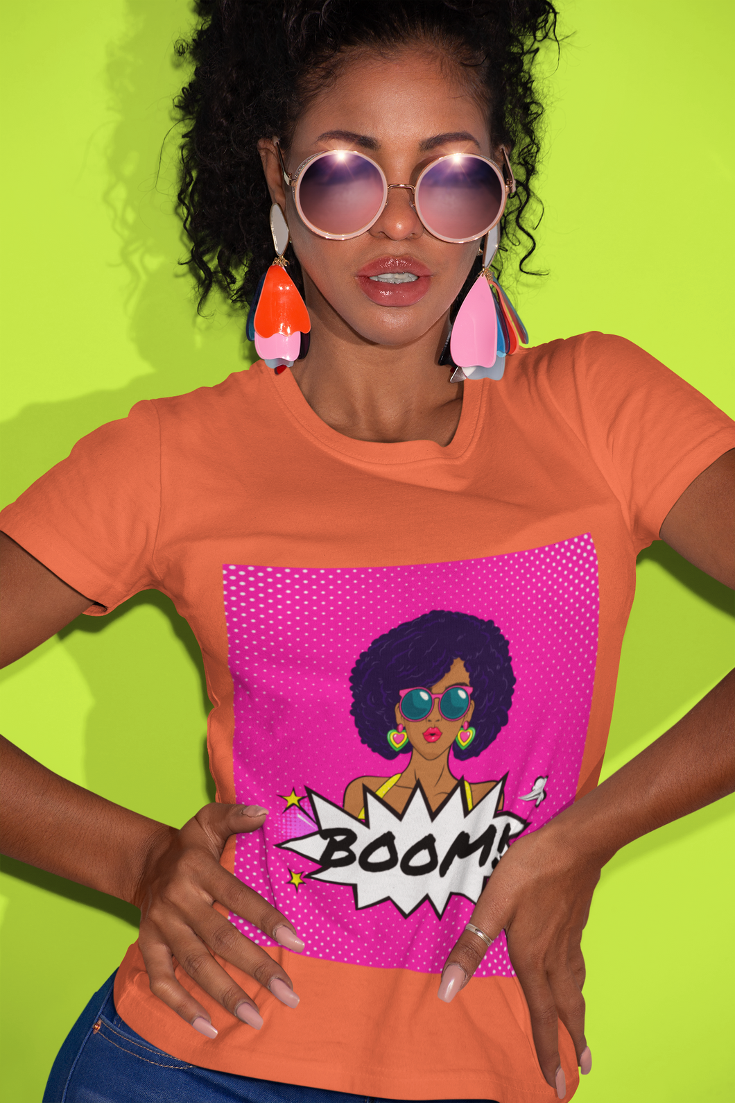 Pop Art Women Short Sleeve T-Shirt - Ur Easy Way Shop