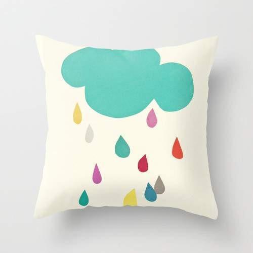 Sunshine and Showers Throw Pillow Cover - Ur Easy Way Shop